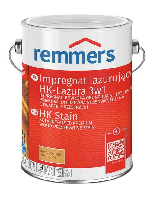 Impregnat do drewna HK-Lazura 3w1 Remmers 5 litrów