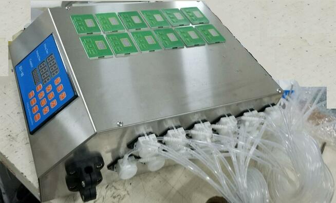 Napełniarka 10 Nalewaków Nalewarka Przelewarka Płynów Cieczy