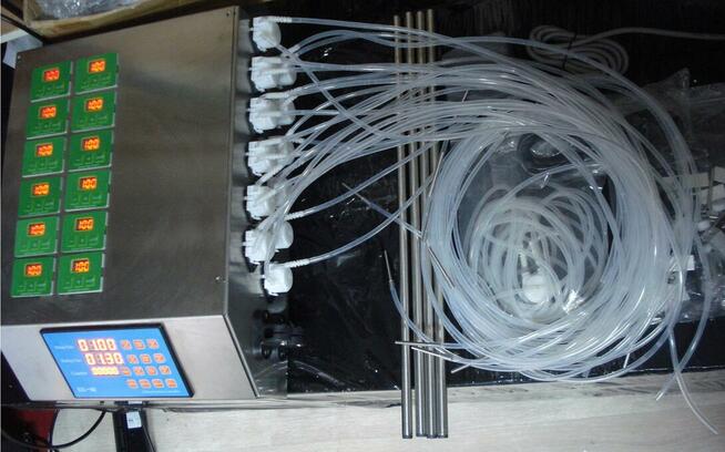 Napełniarka 10 Nalewaków Nalewarka Przelewarka Płynów Cieczy