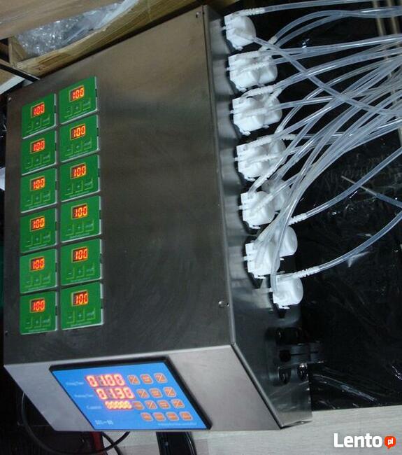 Napełniarka 10 Nalewaków Nalewarka Przelewarka Płynów Cieczy