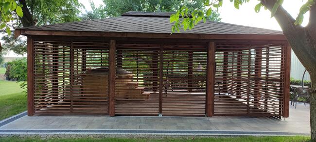 Żaluzje regulowane drewniane shuttersy ruchome deseczki