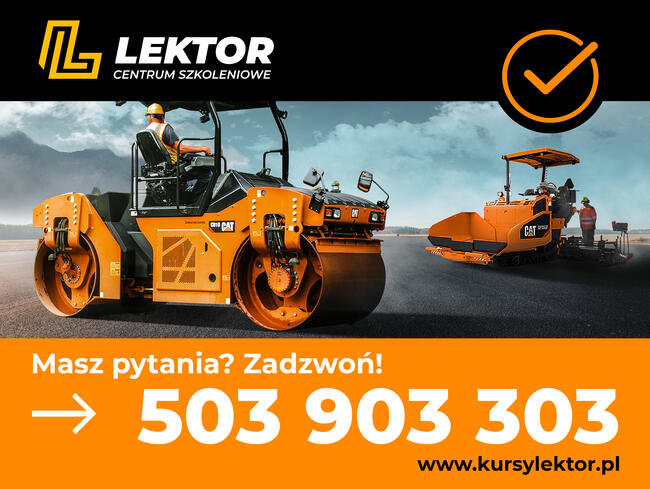 Kurs walec otaczarka rozściełacz frezarka piła 28.06.25r