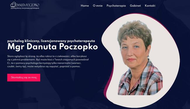 Mgr Danuta Poczopko psycholog kliniczny