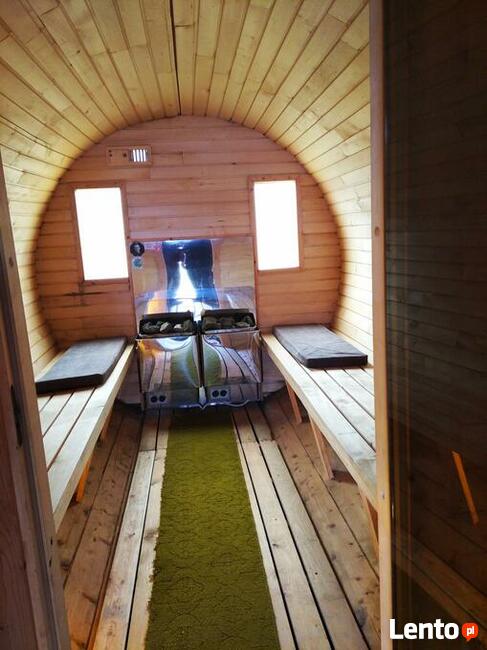 sauna ogrodowa - beczka
