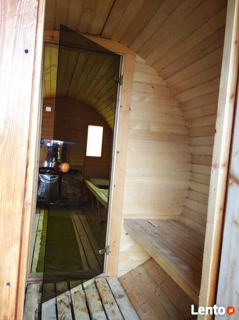 sauna ogrodowa - beczka