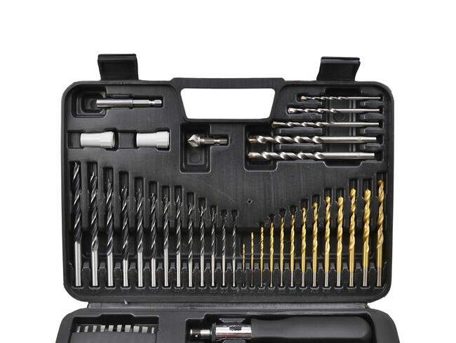 Nowe Zestawy osprzętu wiertła bity 110el. geko