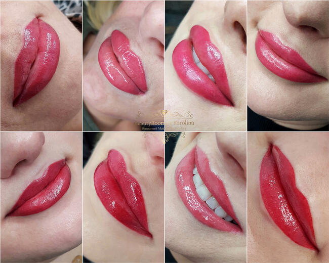 Makijaż Permanentny Brwi Ombre, Usta Kreski, usuwanie