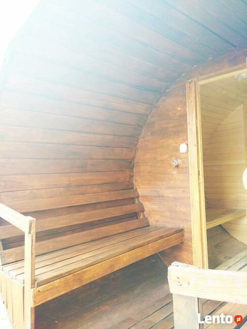 sauna ogrodowa - beczka