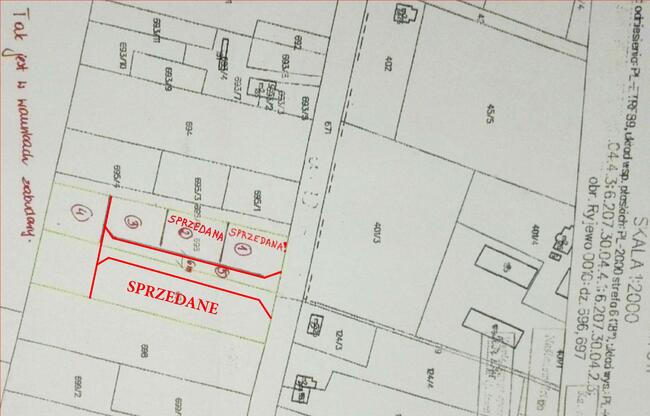 Ładna działka w RYJEWIE _ blisko Kwidzyn _ wszystkie MEDIA !