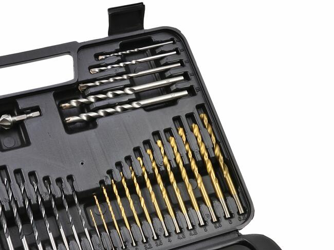 Nowe Zestawy osprzętu wiertła bity 110el. geko