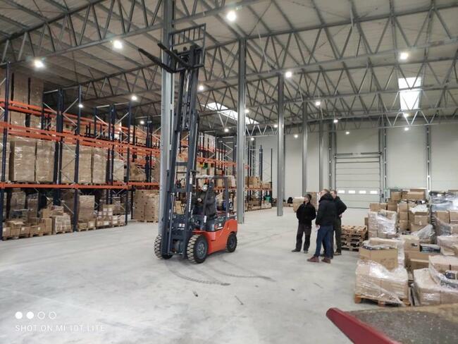 Wózek widłowy gazowy nowy 3.5 tony benz.-LPG przesuw wideł