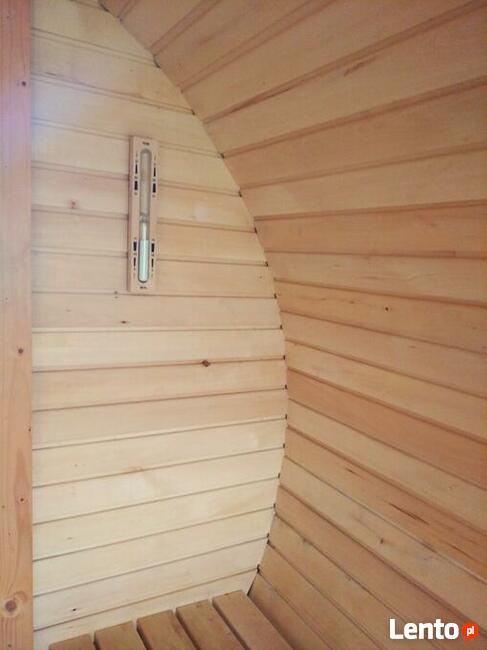 sauna ogrodowa - beczka