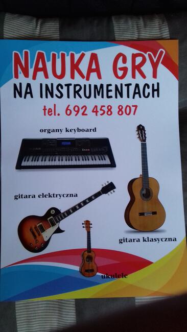 NAUKA GRY na instrumentach