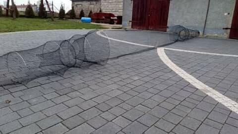 Żak żaki miroża sieci rybackie