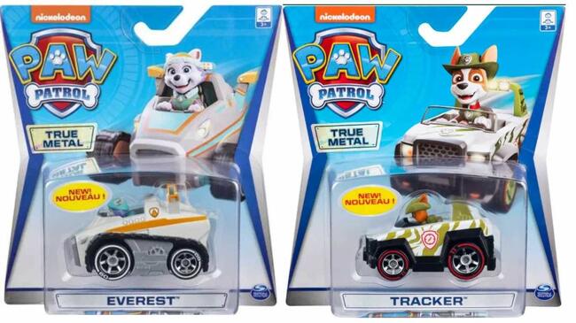 Psi Patrol True Metal Everest + Tracker Paw Patrol