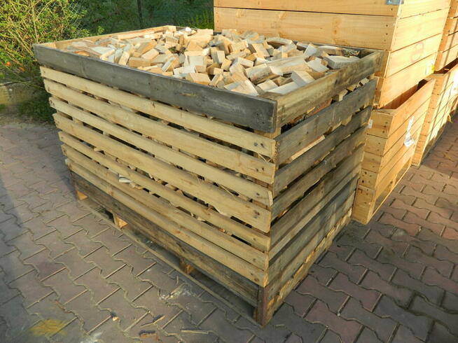 Opał dębowy - ścinki fryzy drewno do wędzenia bez kory