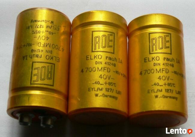 Kondensatory elektrolityczne (różne )
