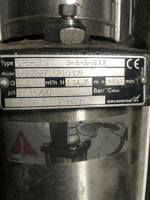 Pompa cisnieniowa Grundfos CR8 - 160 nowa