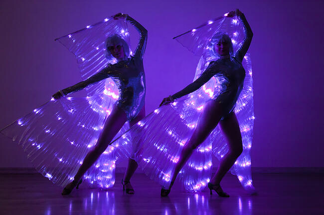LED SHOW Pokaz tańca TANIEC