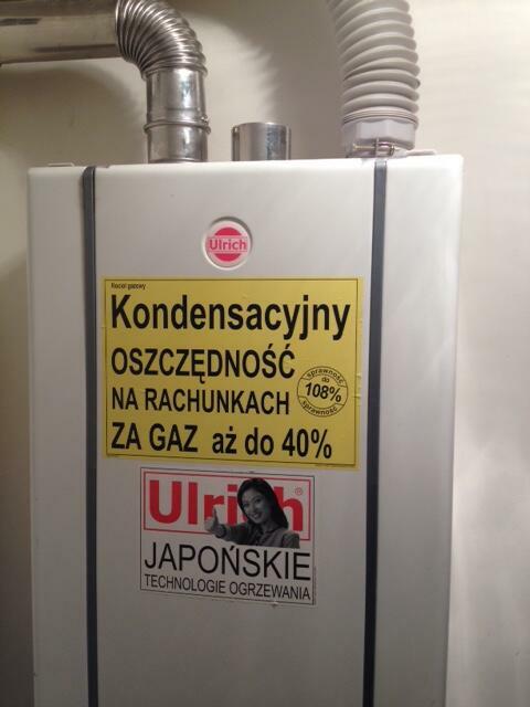 Japoński piec kondensacyjny ULRICH Kondensich KO 21