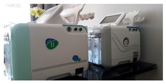 Głowica zabiegowa, do infuzji tlenowej.