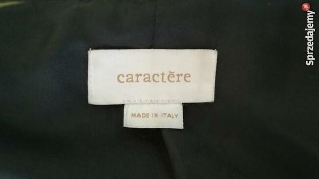 CARACTERE płaszcz damski dyplomatka miękka wełniany, r.38 M