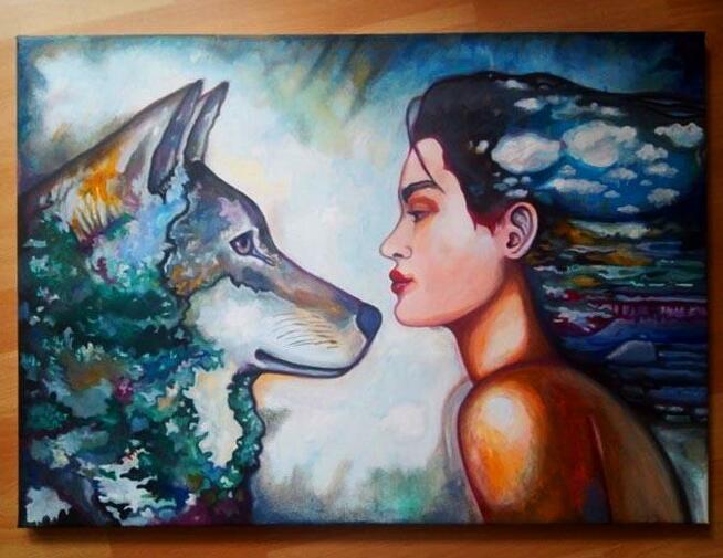 Maluje obrazy na zlecenie