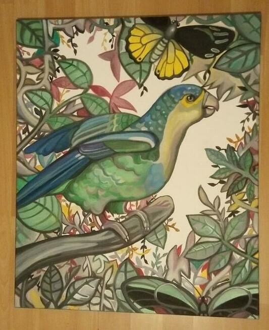 Maluje obrazy na zlecenie