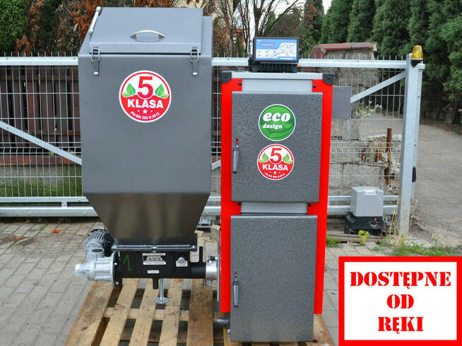 Kocioł piec kotły podajnik EKOGROSZEK 7kW OD RĘKI! 5klasa