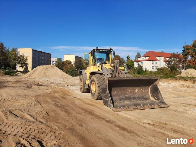 wynajem koparko koparko ładowarki piasek