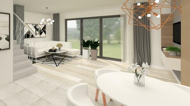 DOM Z PARKIEM W CENIE MIESZKANIA - podwyższony standard