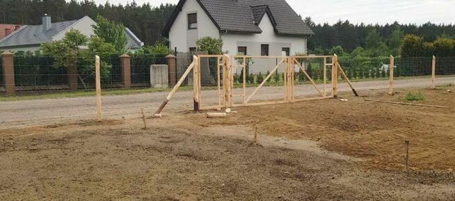 Ogrodzenia budowlane płot tymczasowy siatka leśna