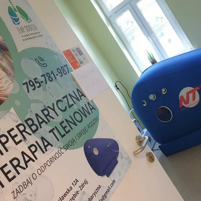 Komora hiperbaryczna- sesje tlenoterapii