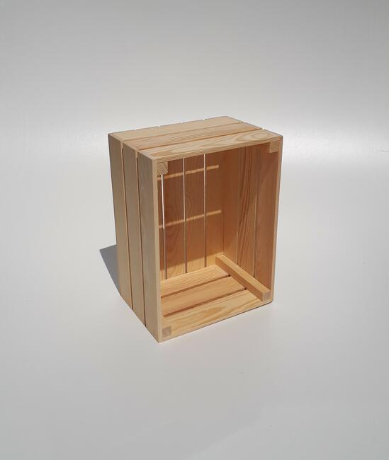 Skrzynki drewniane, sosnowe, szlifowane 40x30x21cm nowe, od