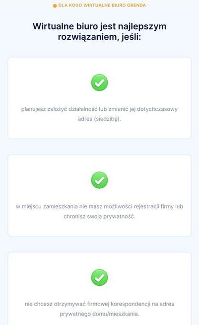 Wirtualne Biuro Warszawa Białołęka - siedziba firmy