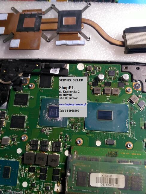 Czyszczenie laptopa wymiana pasty termoprzewodzącej - Tarnów