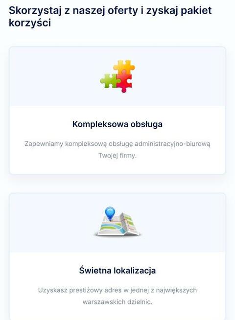 Wirtualne Biuro Warszawa Białołęka - siedziba firmy