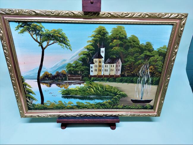 Sprzedam Okazały Austriacki Obraz Olejny lata 20-te /30-te