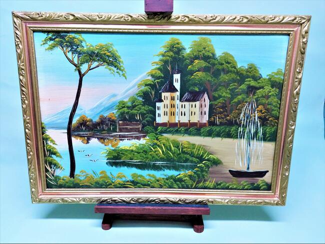 Sprzedam Okazały Austriacki Obraz Olejny lata 20-te /30-te