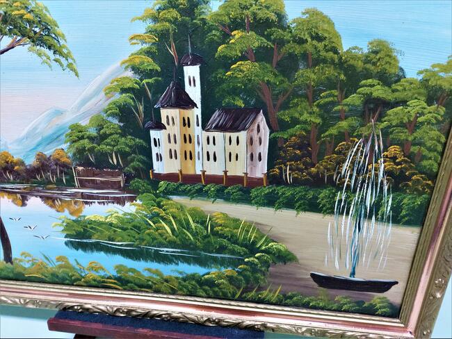 Sprzedam Okazały Austriacki Obraz Olejny lata 20-te /30-te