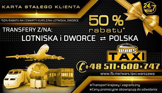 TAXI WARSZAWA MODLIN, TRANSFER Z/NA LOTNISKO MODLIN