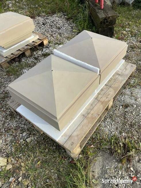 Biały Piaskowiec Płyty Cięte na Wymiar Czapki Ogrodzeniowe