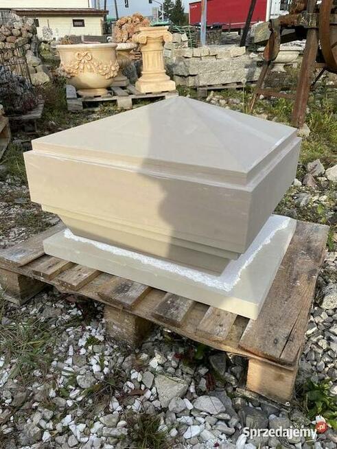 Biały Piaskowiec Płyty Cięte na Wymiar Czapki Ogrodzeniowe