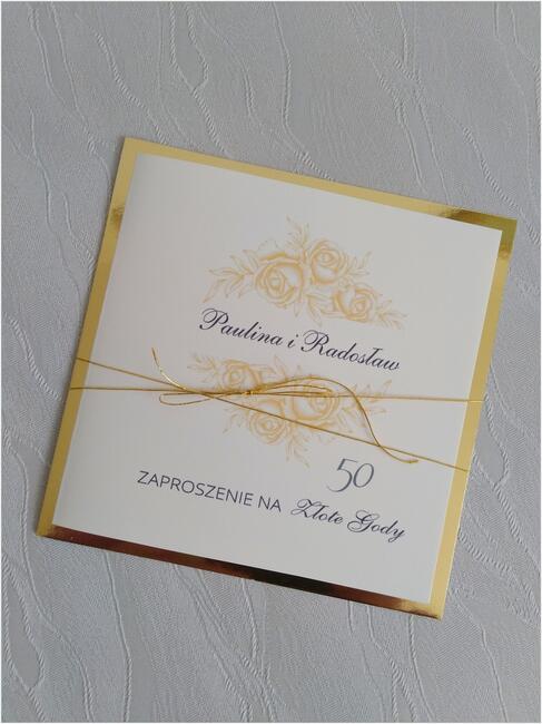 Zaproszenia 50, 25,10 lecie ślubu, rocznice ślubu