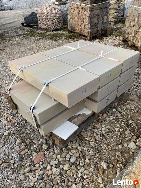 SCHODY Z PIASKOWCA Płyty Parapety Biały Konstancin