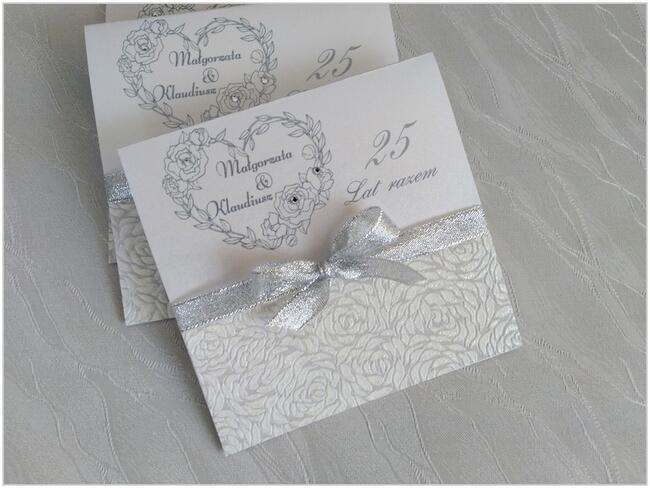Zaproszenia 50, 25,10 lecie ślubu, rocznice ślubu