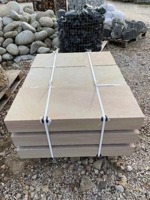 SCHODY Z PIASKOWCA Płyty Parapety Biały Żółty Wołomin