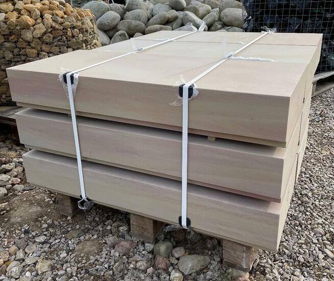 SCHODY Z PIASKOWCA Płyty Parapety Biały Żółty Wołomin