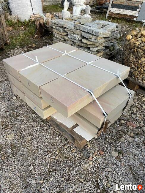 SCHODY Z PIASKOWCA Płyty Parapety Biały Konstancin