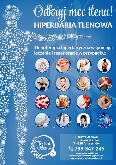 Tlenoterapia. Komora hiperbaryczna. Hiperbaria tlenowa.